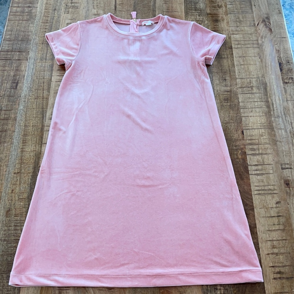 Pink Velvet Dress